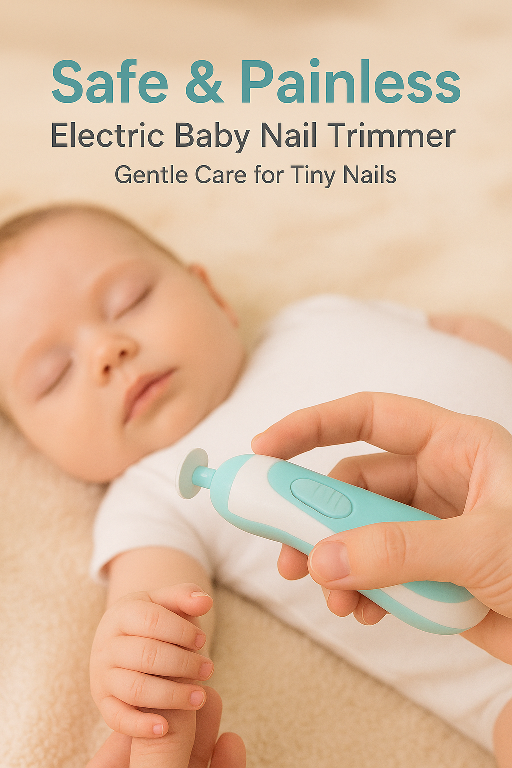 Baby Nail Trimmer with LED Light | Safe, Silent & Gentle