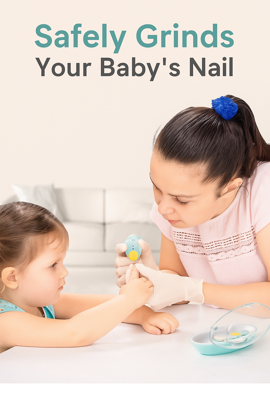 Baby Nail Trimmer with LED Light | Safe, Silent & Gentle
